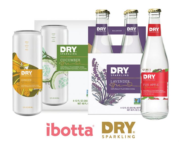 DRY Sparkling Ibotta Fuji Apple Lavender Ginger Cucumber