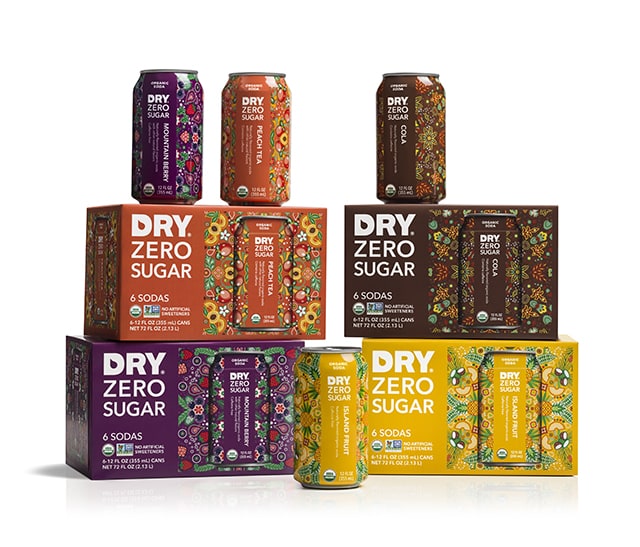 DRY Zero Sugar Sodas Group Image